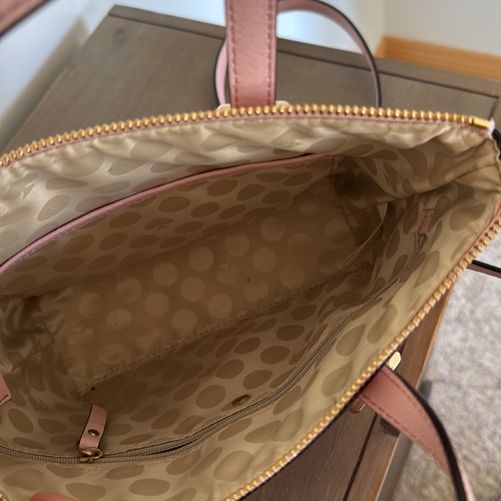Kate Spade Pink Leather Larchmont Satchel - Picture 4 of 5